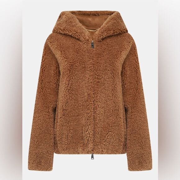 Seventy Venezia Short Faux Fur Jacket size 42/us size 6 - Picture 1 of 13